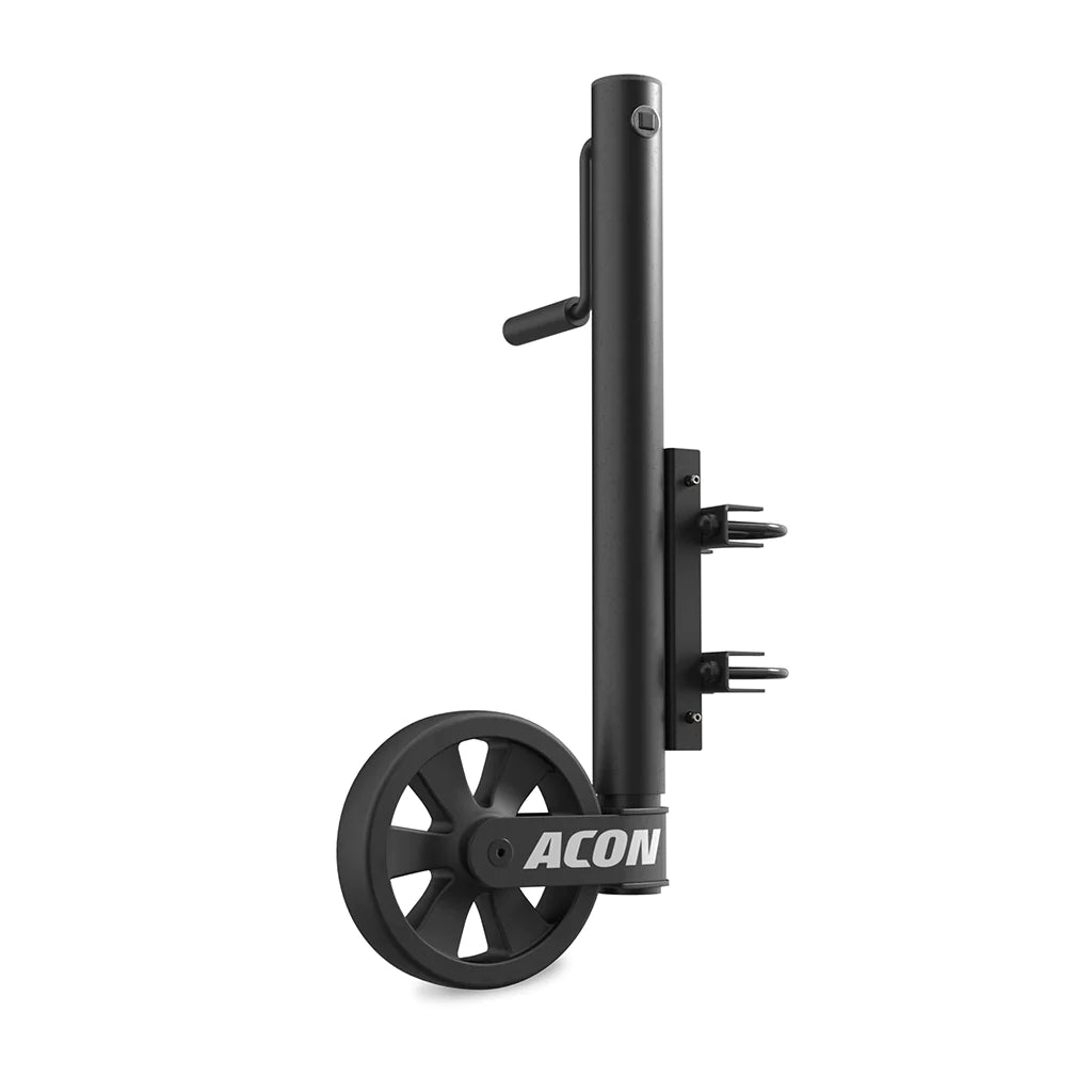 Trampoline wheels for moving a trampoline easily
