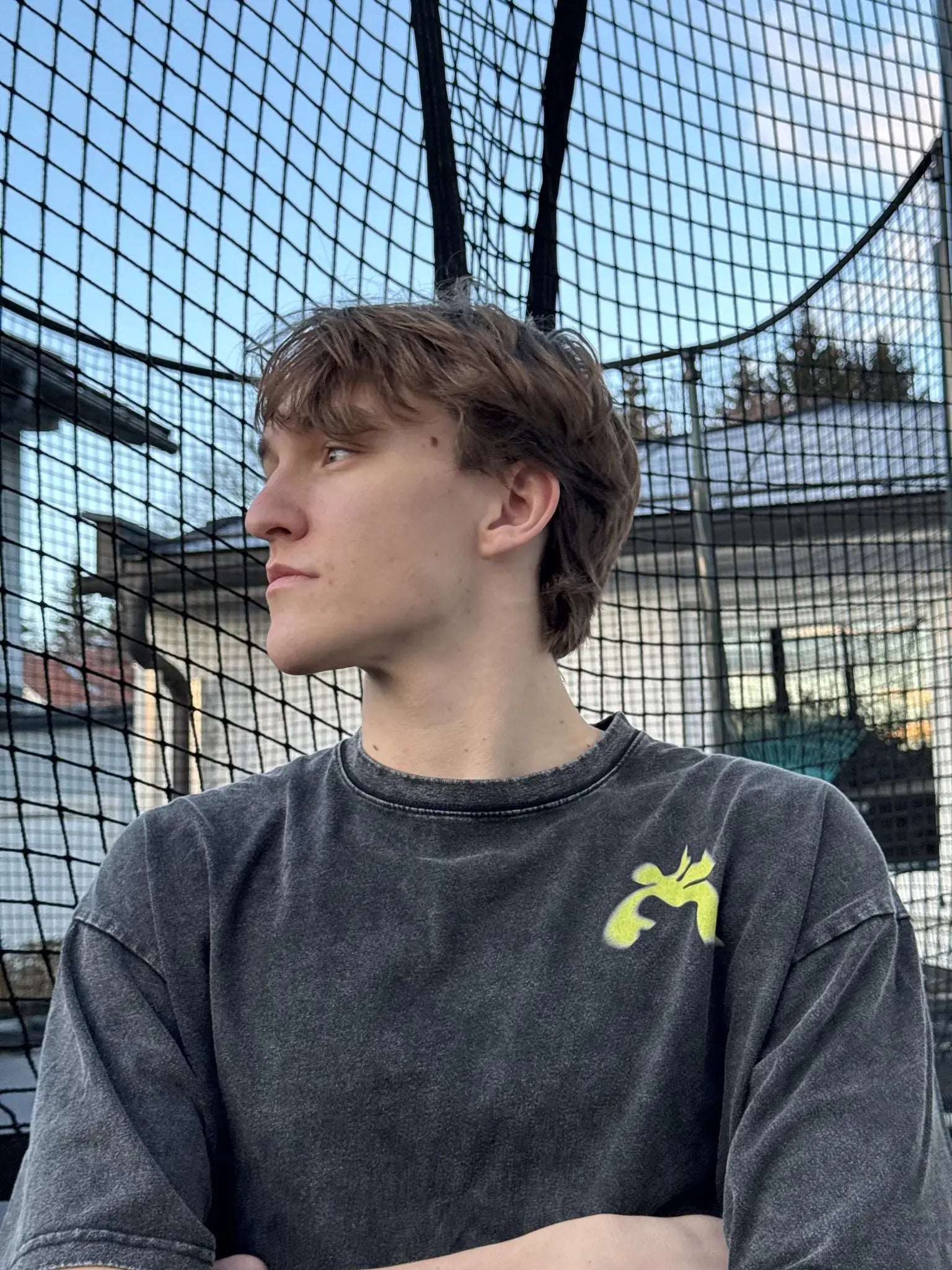 Freestyle trampoline athlete Niklas Distler.