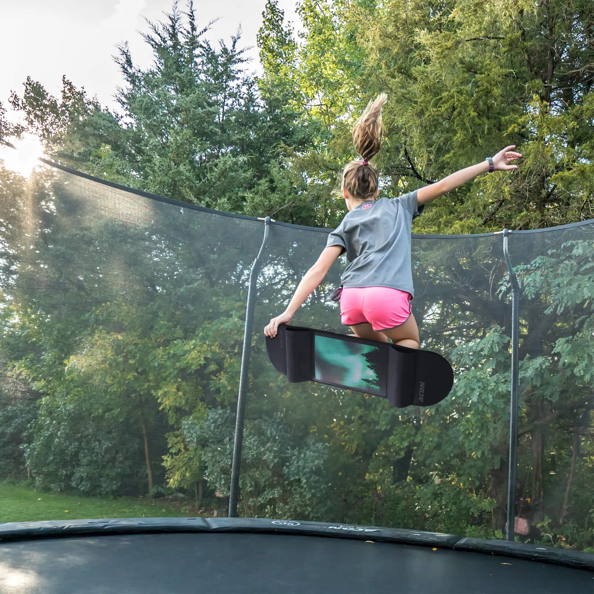 スケートボード ACHAN Safely Perfect Your Tricks with the Acon Trampoline Skateboard