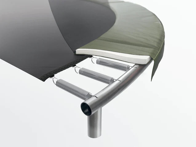 Acon trampoline with springs and padding