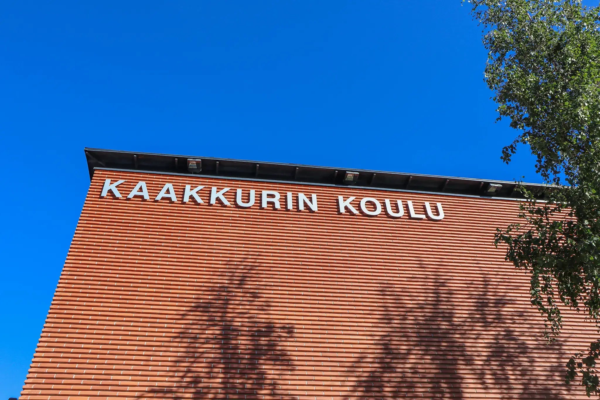 Kaakkuri School in Oulu Finland.