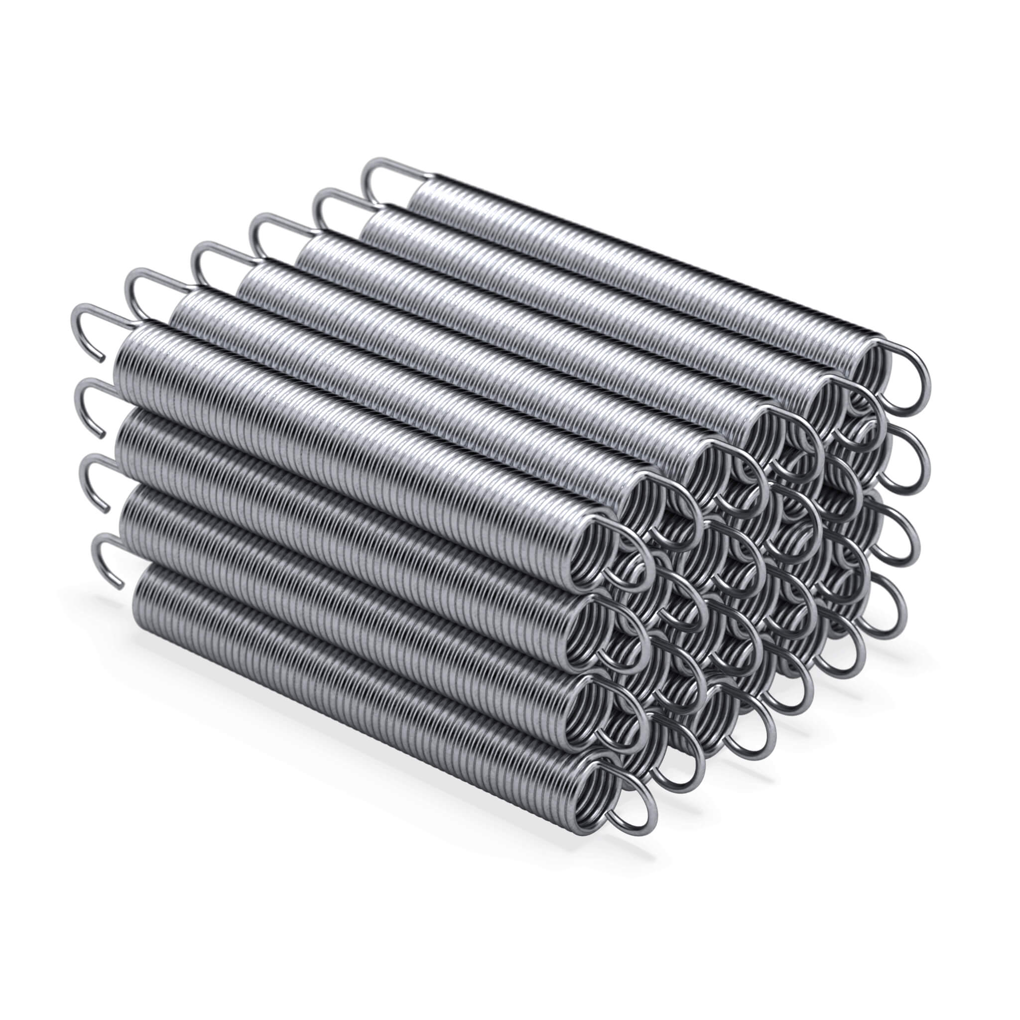 Stack of 24 Springs for ACON HD Rectangular Trampolines.