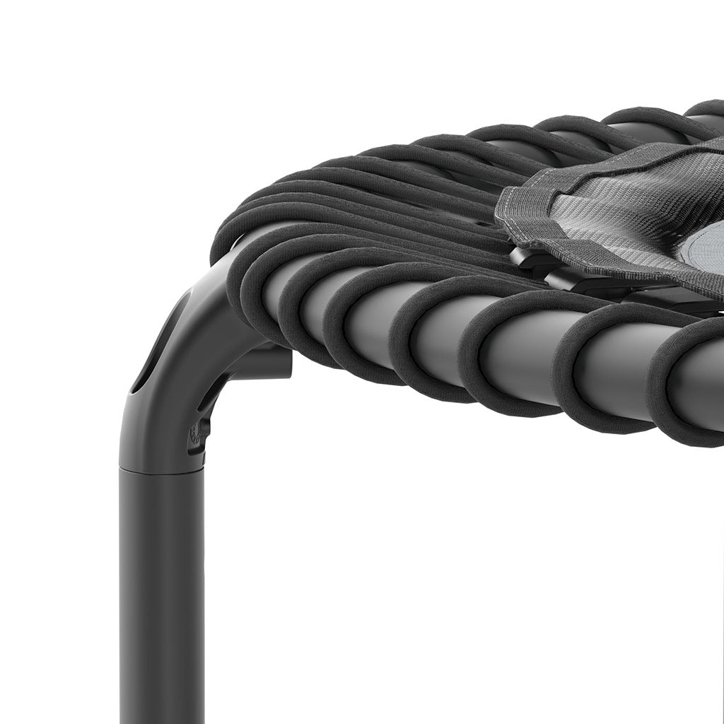 Detail of ACON FIT 44in Trampoline Round, Black.