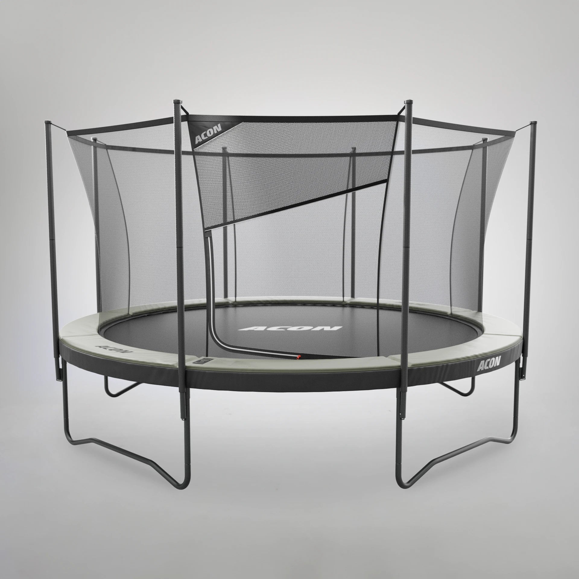 Thumbnail for ACON Air Round trampoline with safety net assembly video.
