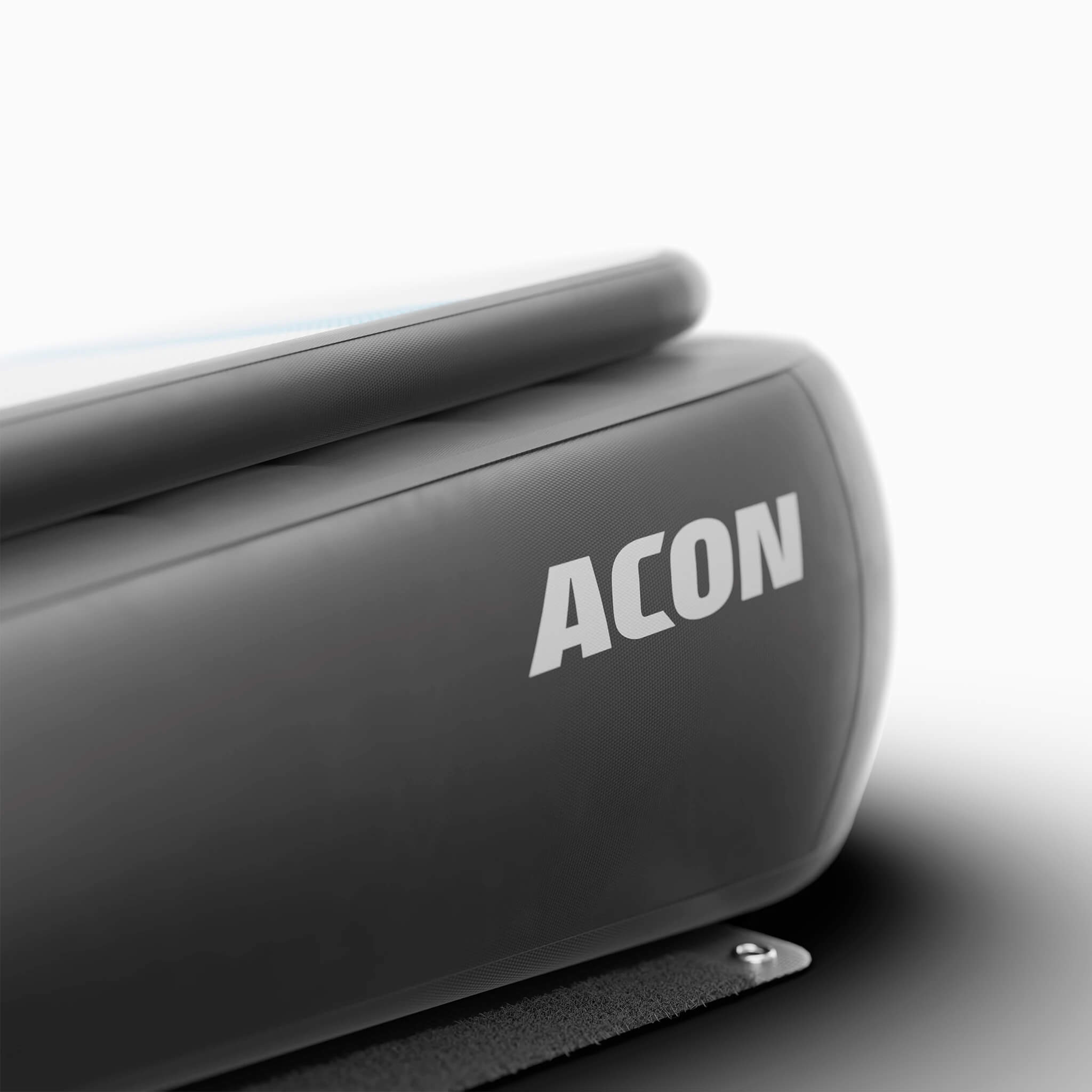 Detailed view of the ACON logo on the Base Wedge.