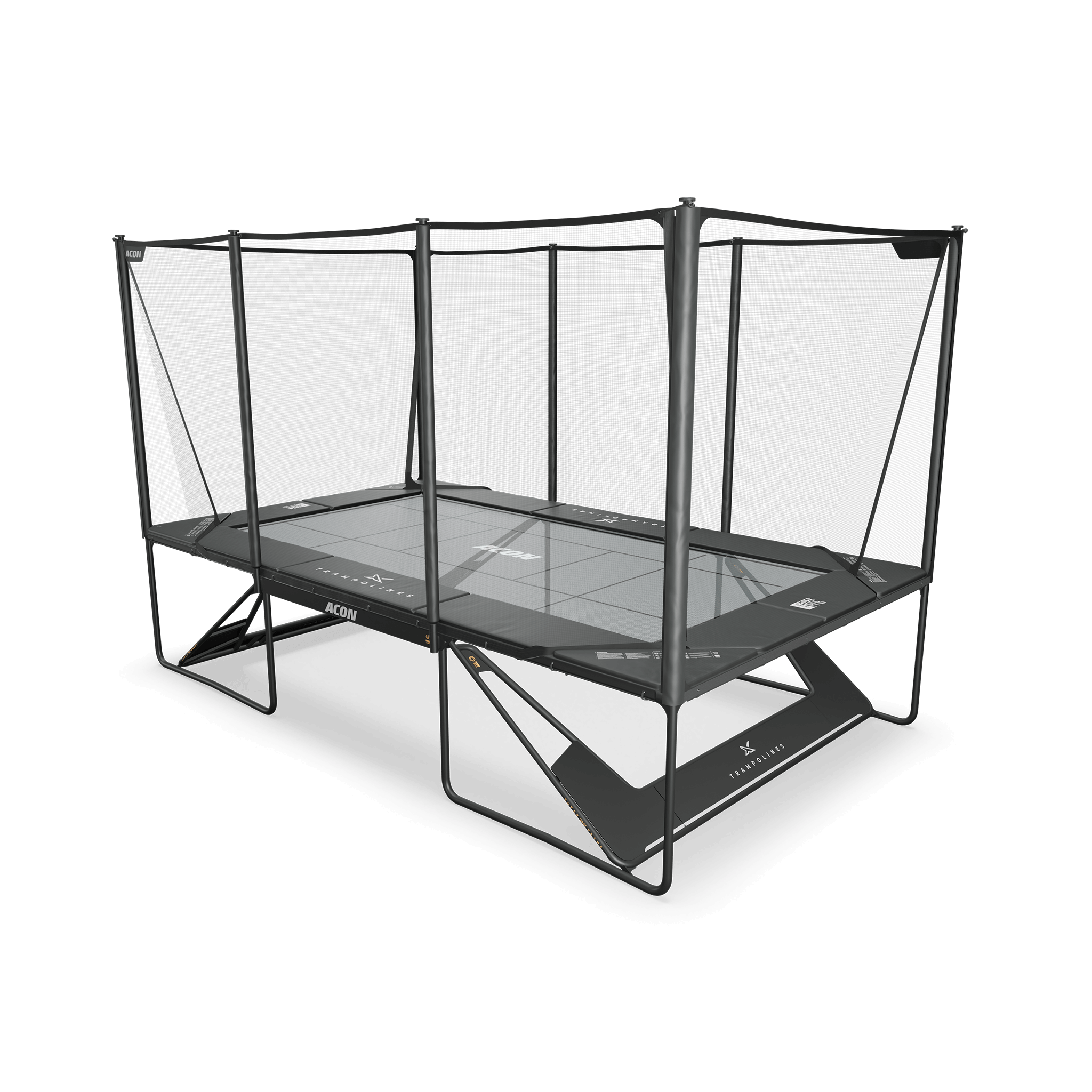 ACON X Freestyle Trampoline Mat installed on a trampoline.