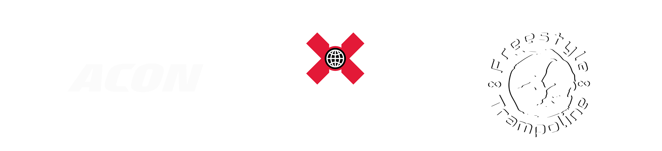 Acon, X-Games and FTA logos.