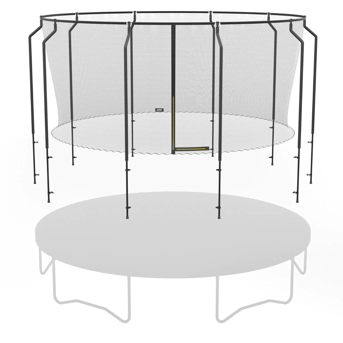 A round trampoline enclosure product image