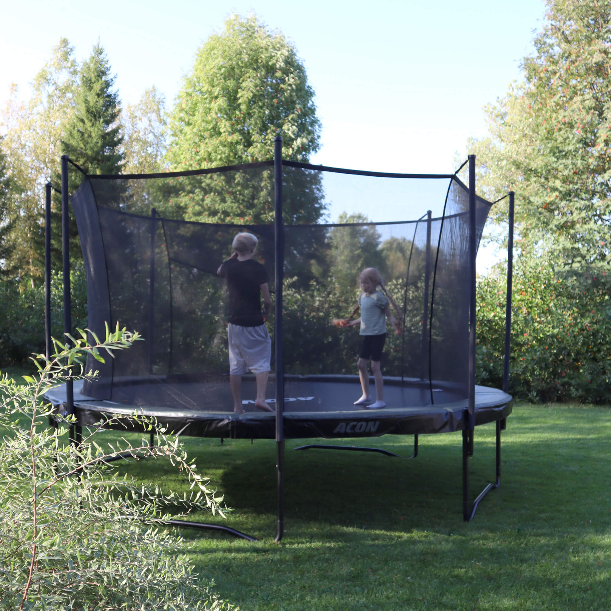 ACON Air 15ft Trampoline with Safety Net – Big, Safe & Built to Last ...