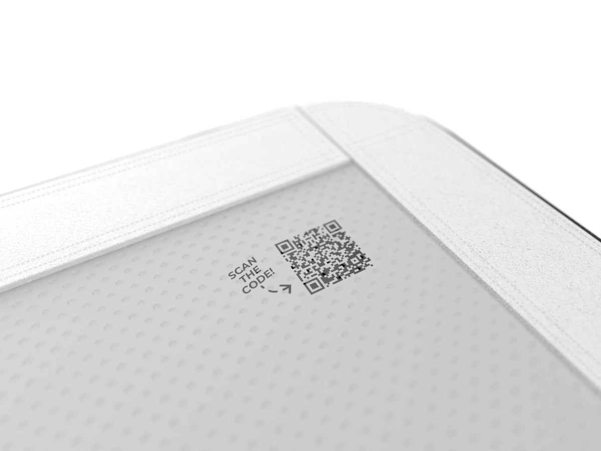 QR code close-up of ACON Big AirTrack 13x13ft