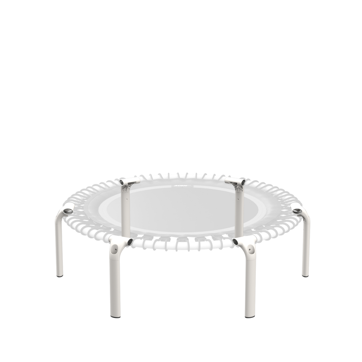 ACON FIT Trampoline with white frame legs