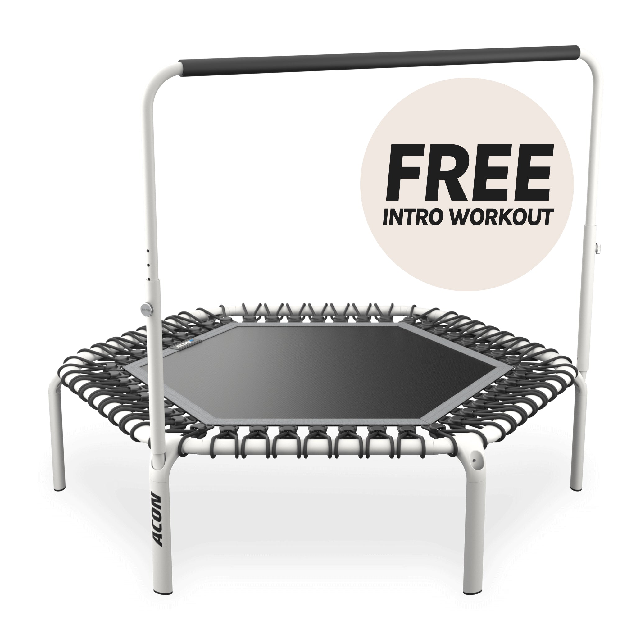 ACON Fit 55in Hexagon Rebounder Fitness Trampoline with Active