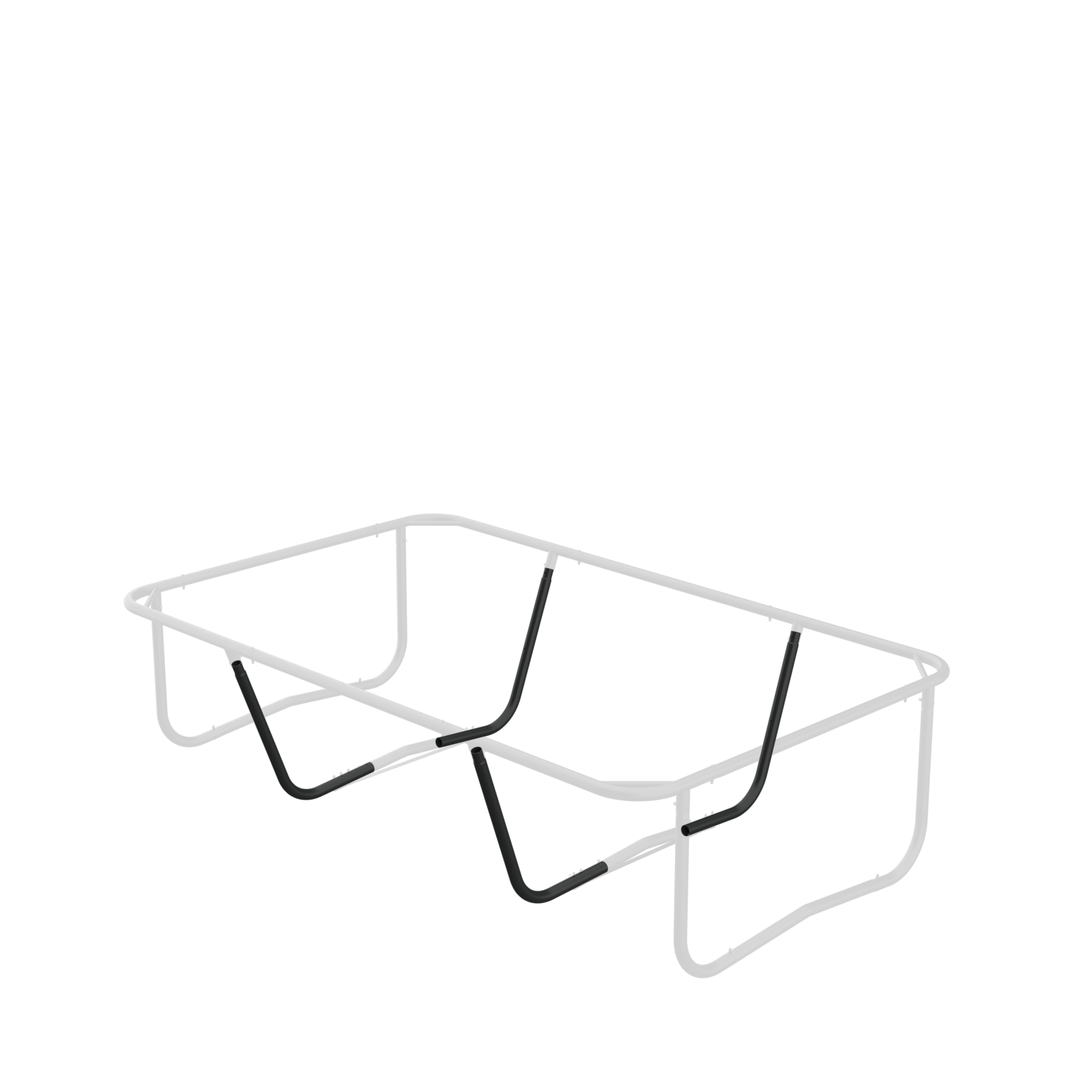 Picture that highlights the L-tubes for mid legs of ACON 13 HD Trampoline