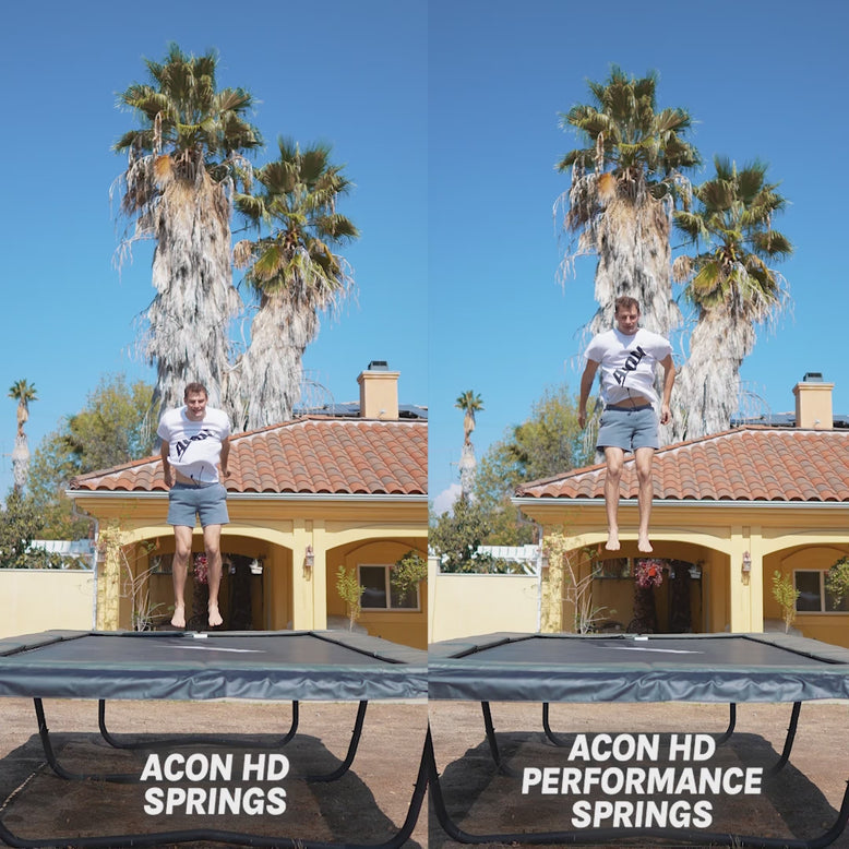 ACON 16 HD PRO Rectangular Trampoline with Net and Ladder