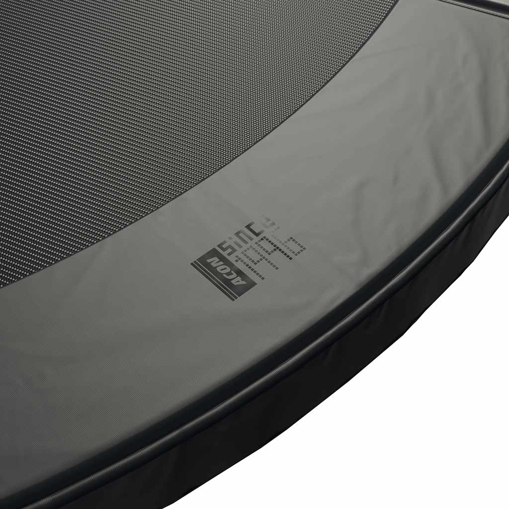 ACON Air 14ft Black Trampoline Safety Pad's detail, ACON Since 1996 logo.