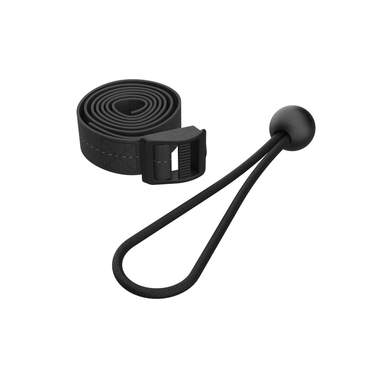 Net attachment strap and bungee set for ACON 13/16 HD enclosure on a white background