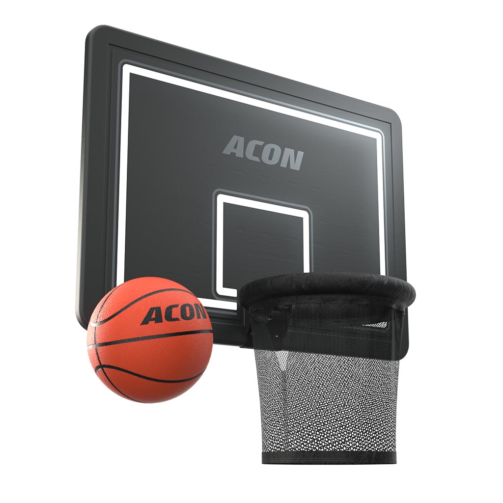 ACON Basketball Hoop for Rectangular Trampolines.