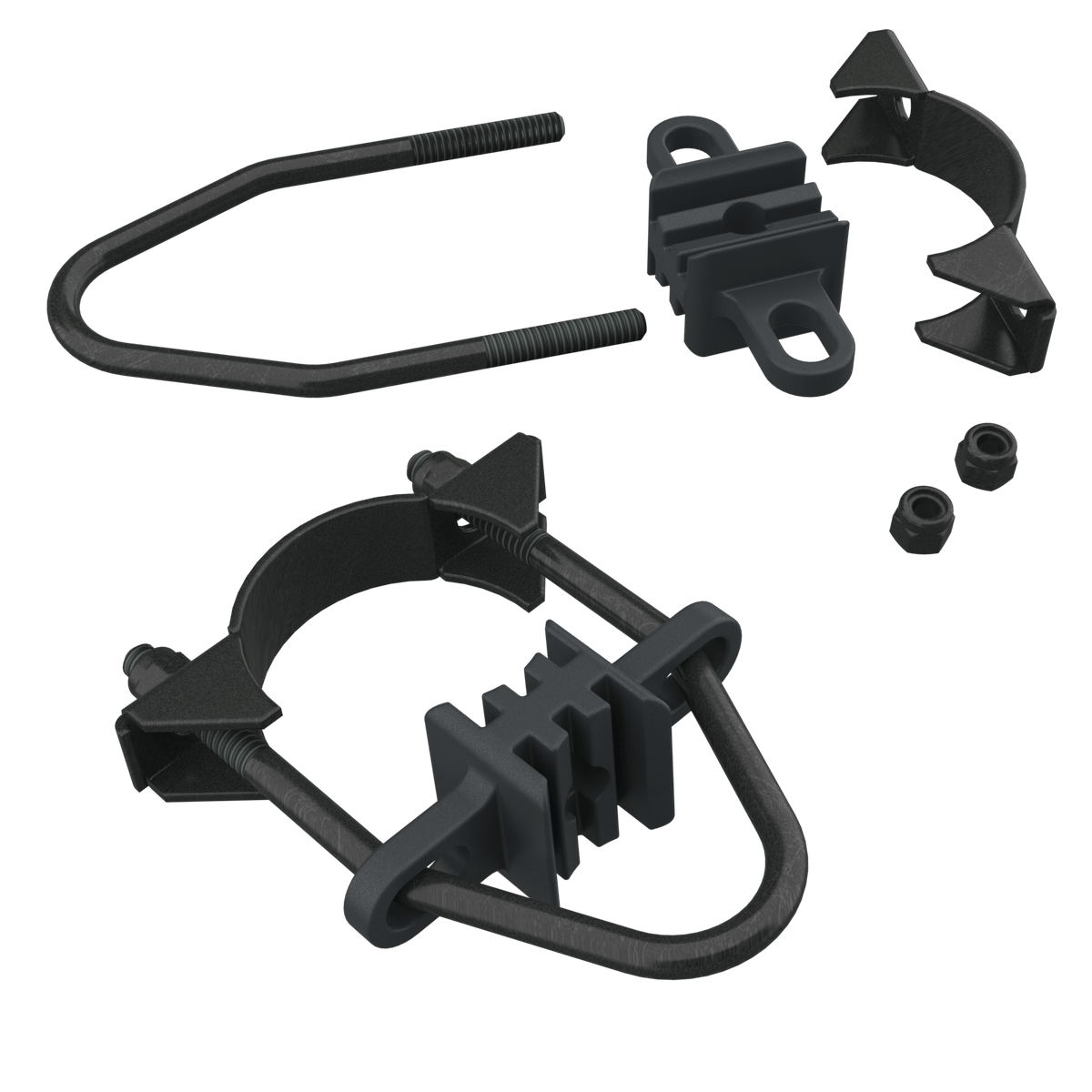 U-Bolt clamp assembly package for ACON Premium enclosure 16pcs