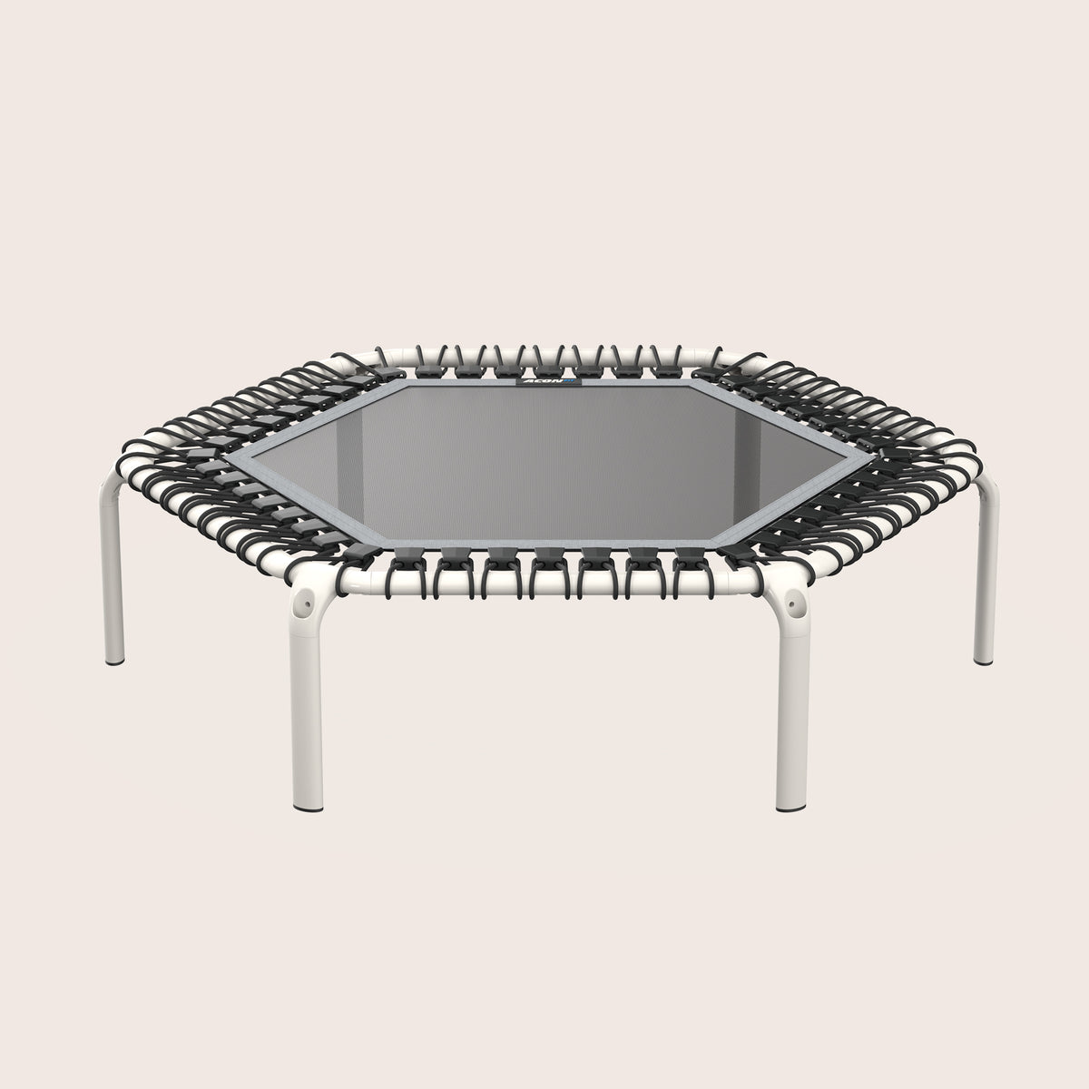 White hexagon Acon FIT fitness rebounder