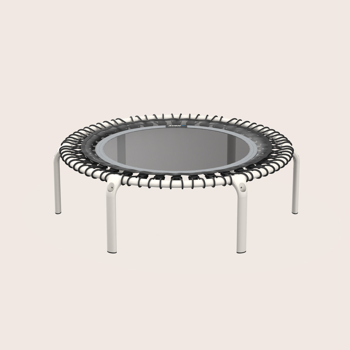 White, round Acon FIT fitness trampoline