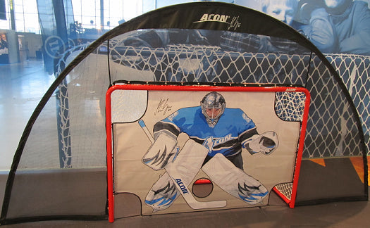 ACON Wave B183 -Backstop net with an ACON Wave goal and goalkeeper
